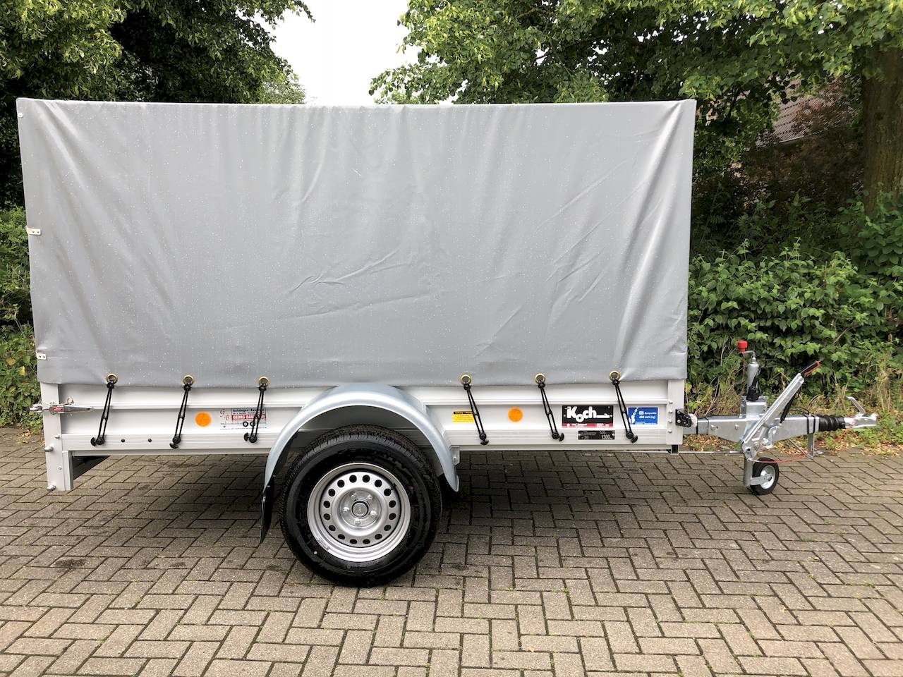 KOCH-ANHÄNGER 4.13 | FLUGZEUG 250X125X130CM 1300KG PLANENANHÄNGER