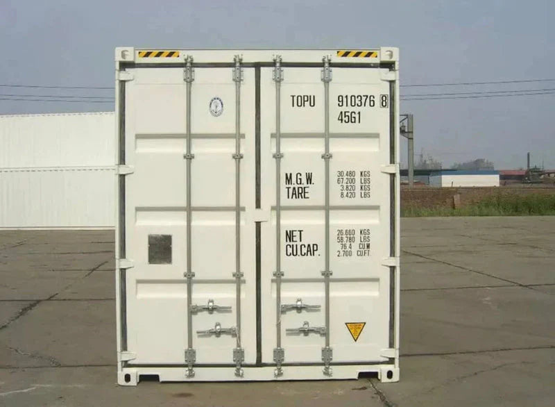 40-Fuß-weißer Versandcontainer – neu