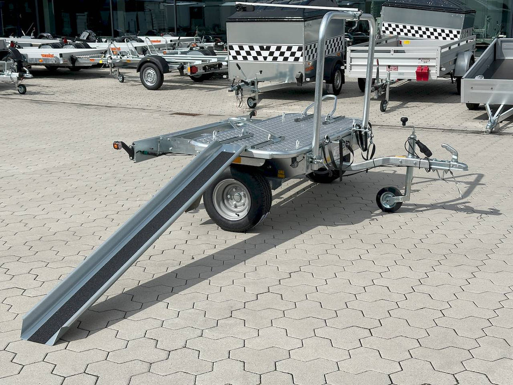 DEBON ROADSTER CAMP | WOHNMOBILANHÄNGER 80X200CM 750KG MOTORRADANHÄNGER | FAHRRADANHÄNGER