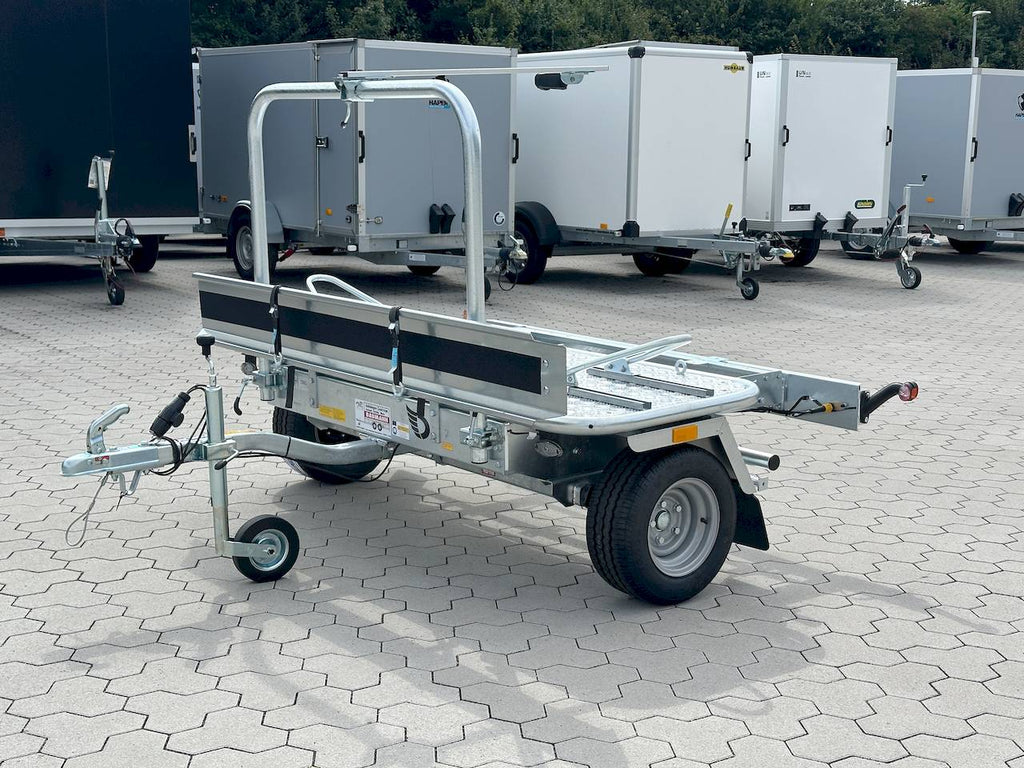 DEBON ROADSTER CAMP | WOHNMOBILANHÄNGER 80X200CM 750KG MOTORRADANHÄNGER | FAHRRADANHÄNGER