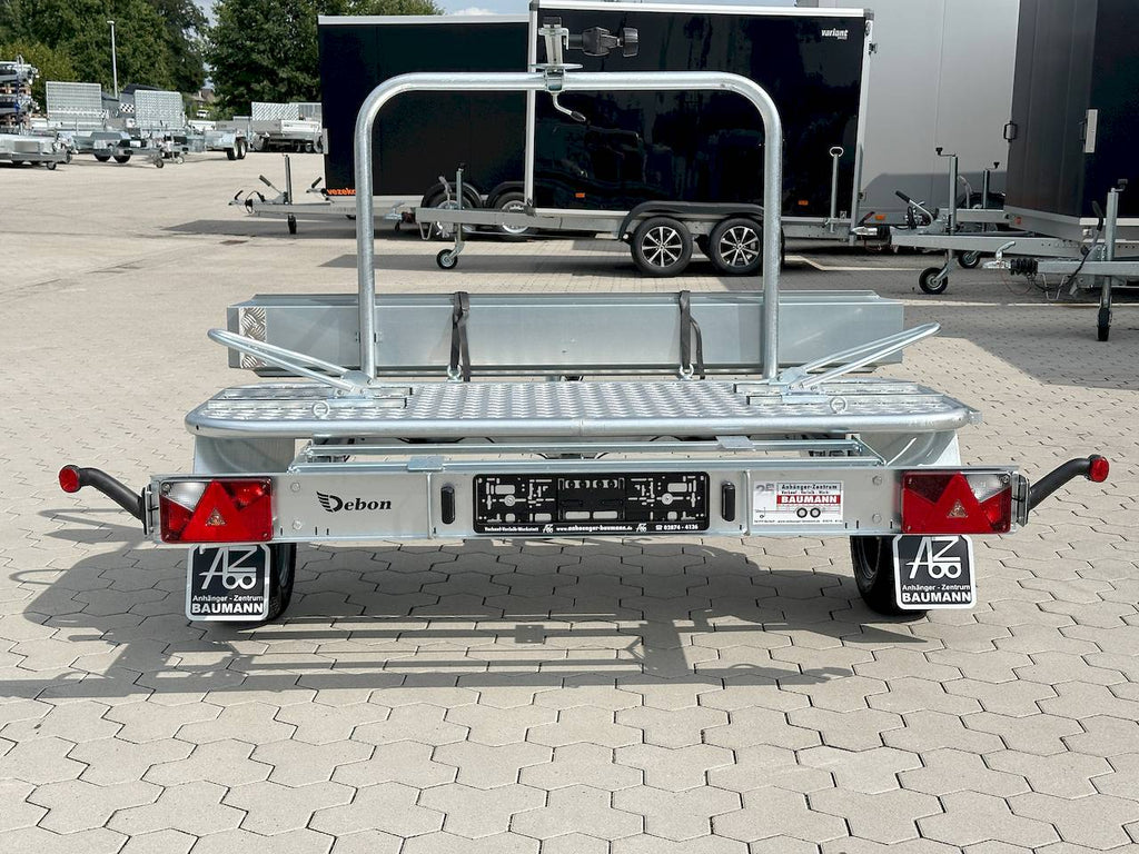 DEBON ROADSTER CAMP | WOHNMOBILANHÄNGER 80X200CM 750KG MOTORRADANHÄNGER | FAHRRADANHÄNGER