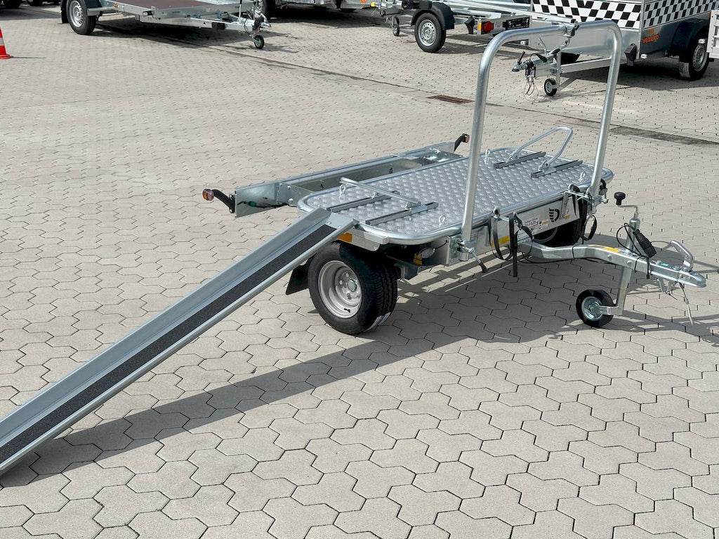 DEBON ROADSTER CAMP | WOHNMOBILANHÄNGER 80X200CM 750KG MOTORRADANHÄNGER | FAHRRADANHÄNGER